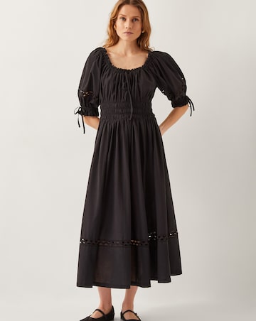 Monsoon Riley Embroidered Midi Dress