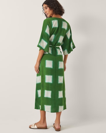Monsoon Halia Geometric Kaftan Dress