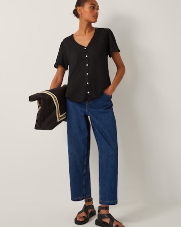 Monsoon Imogen Linen T-Shirt