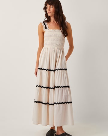 Monsoon Tabitha Sleeveless Smocked Dress