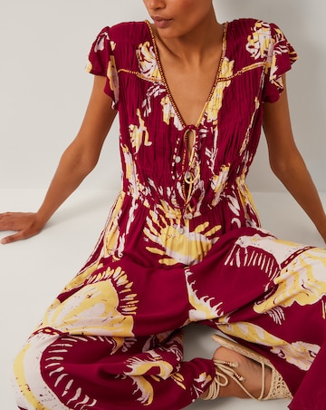 Monsoon Amisha Short Sleeve Jumpsuit