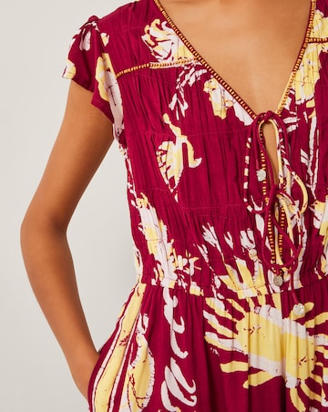 Monsoon Amisha Short Sleeve Jumpsuit