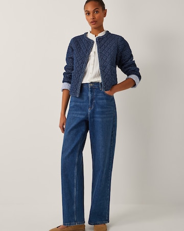 Monsoon Martha Denim Plait Jacket