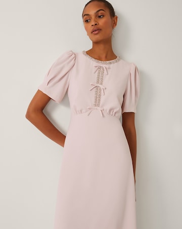 Monsoon Bonnie Bow Midi Dress