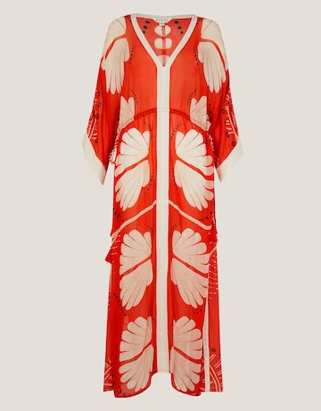 Monsoon Nara Leaf Print Kaftan