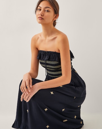 Monsoon Blair Frill Midi Dress