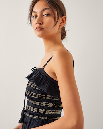 Monsoon Blair Frill Midi Dress