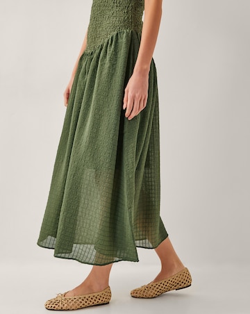 Monsoon Dee Drop Waist Midi Dress