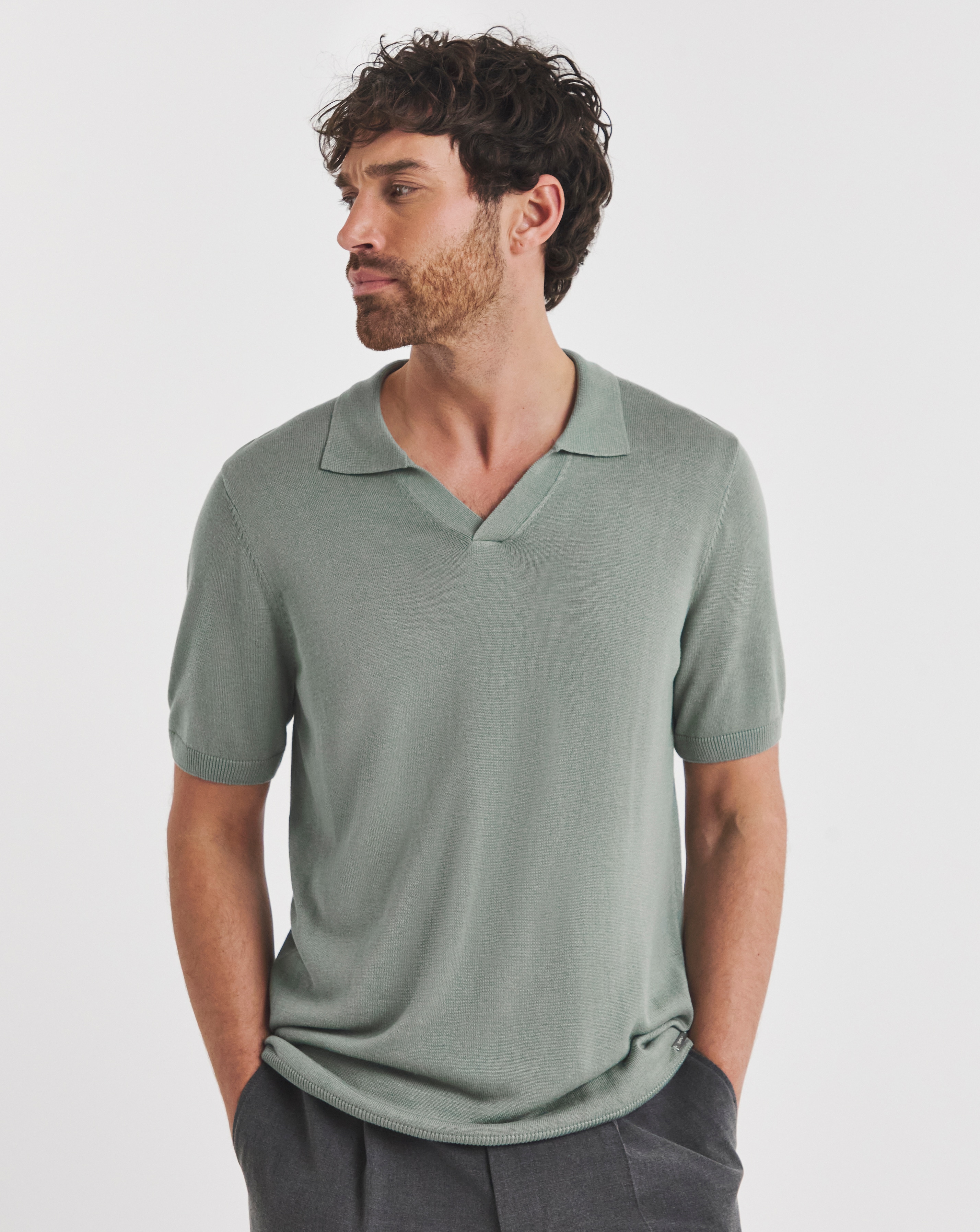Folio Open Neck Polo