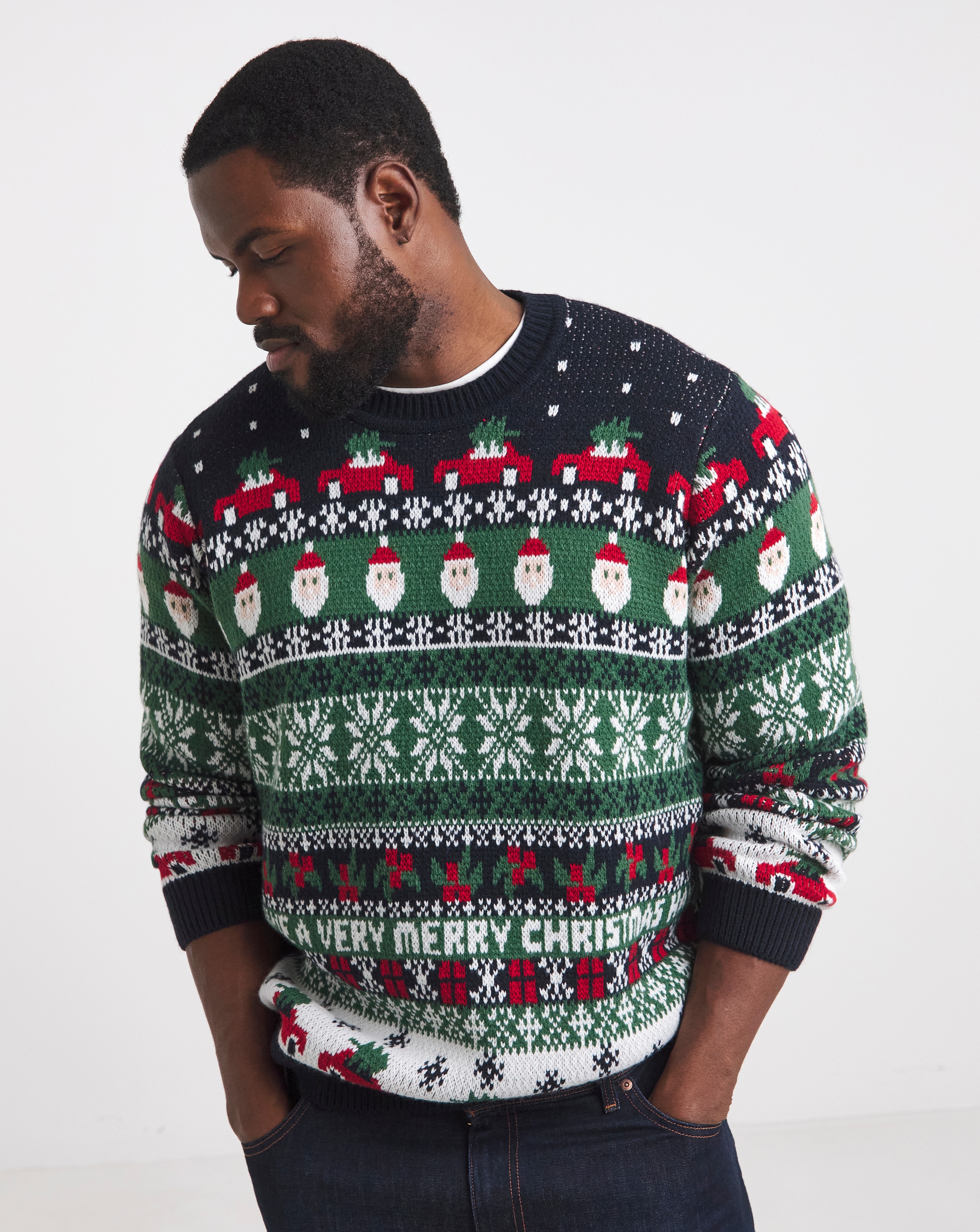 Christmas Fairisle Crew Neck Jumper