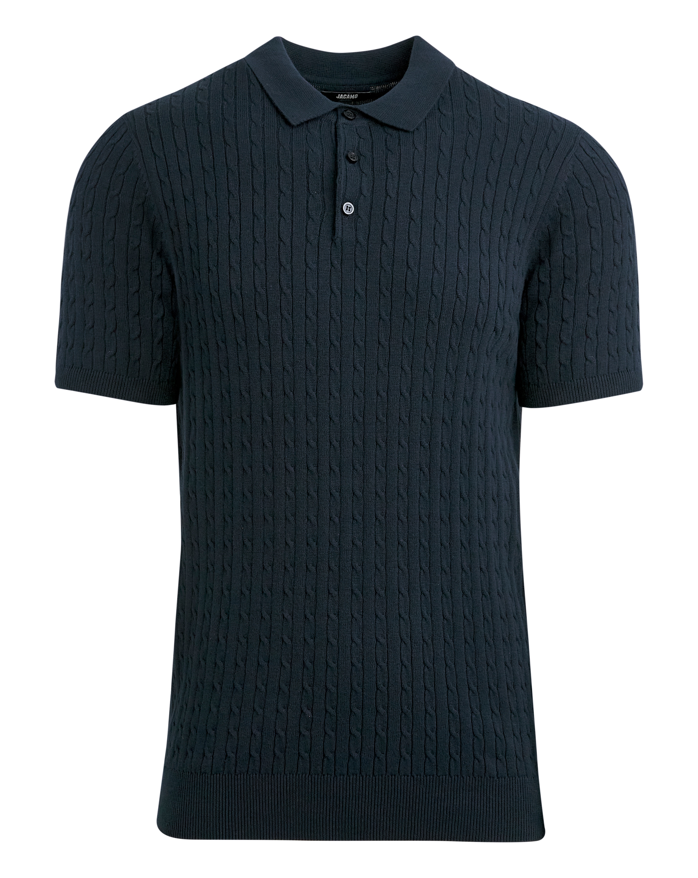 Cable Knitted Polo