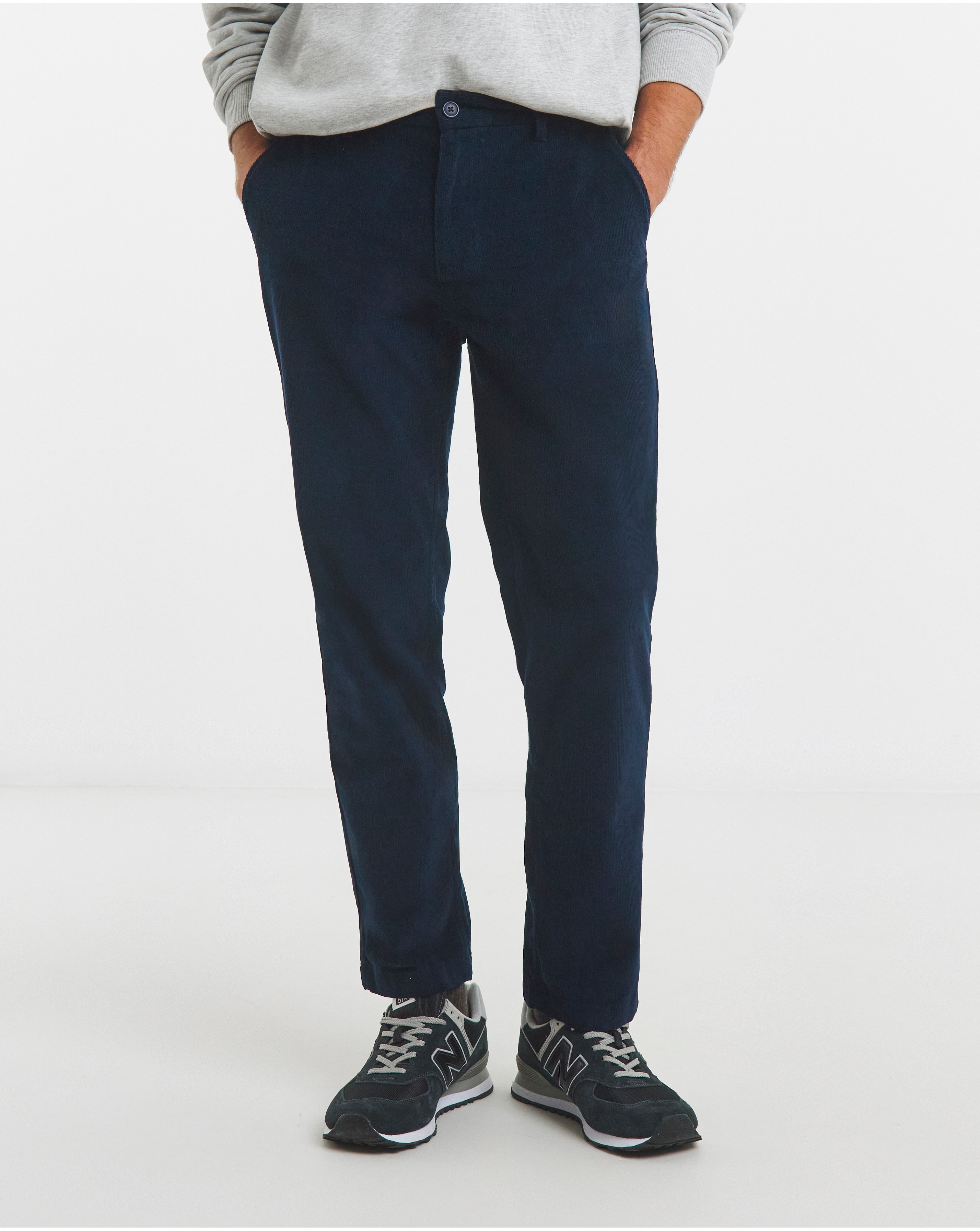 Cord Cotton Stretch Straight Fit Chino