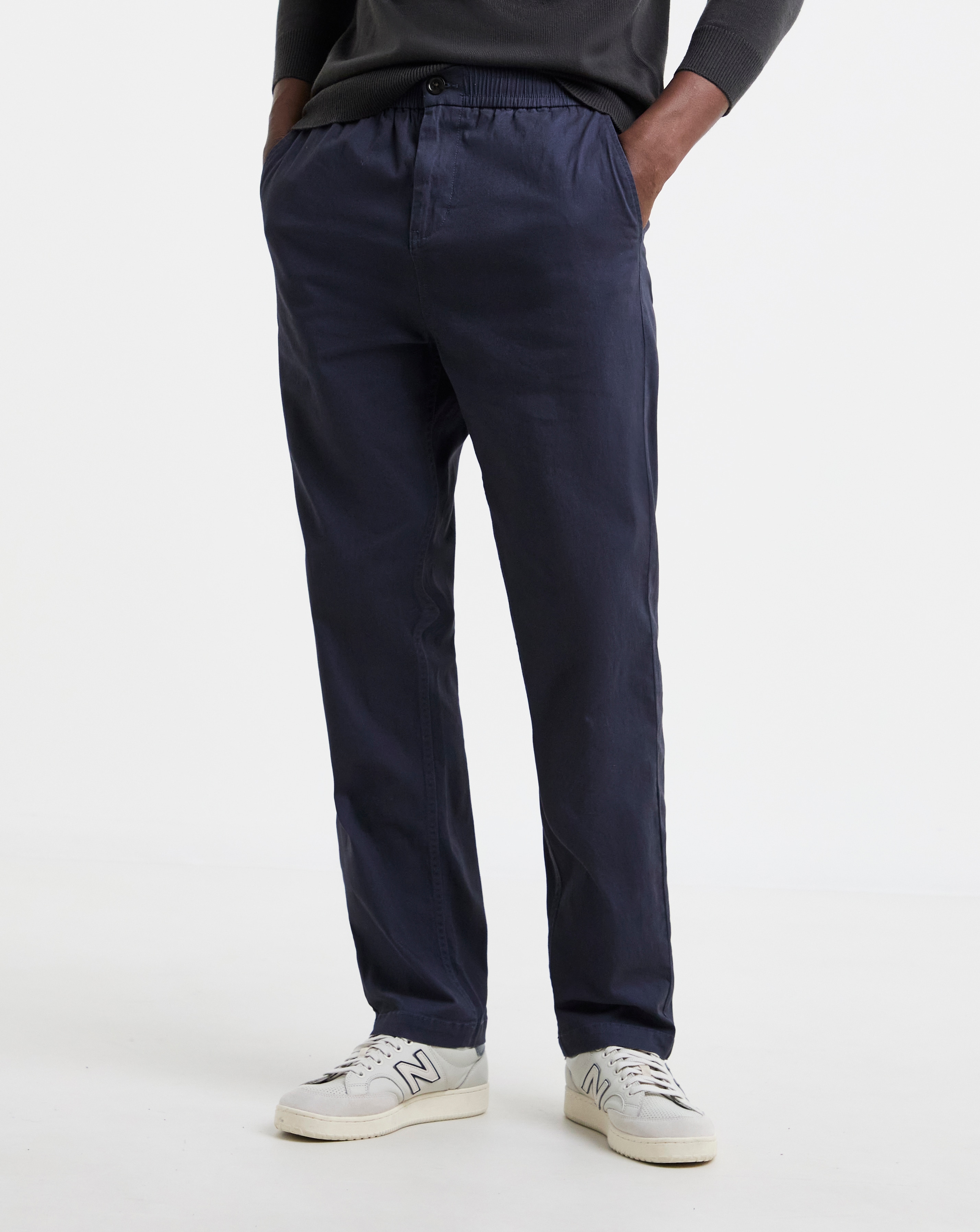 Elasticated Waist Straight Fit Chino