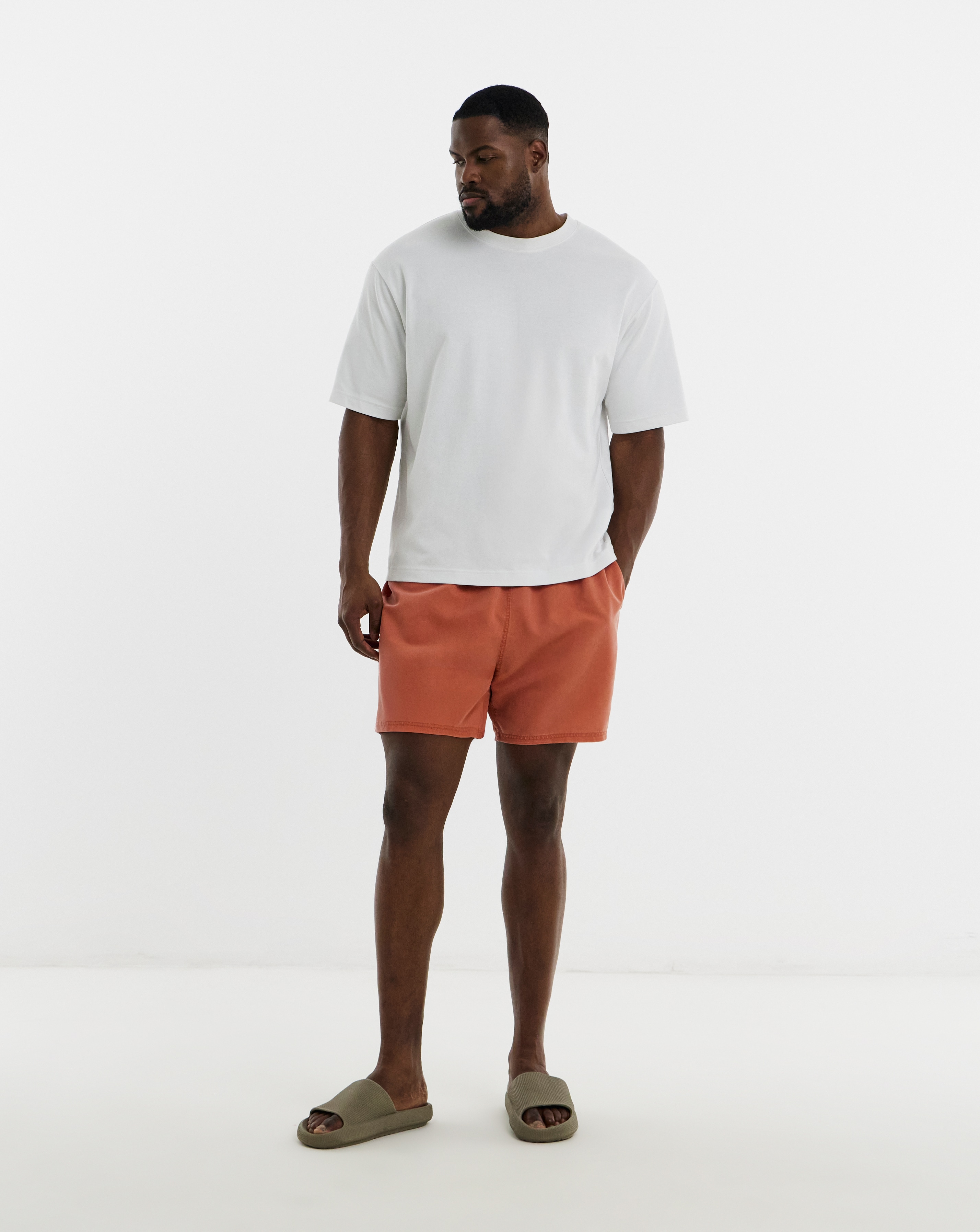 Garment Dyed Swim Shorts