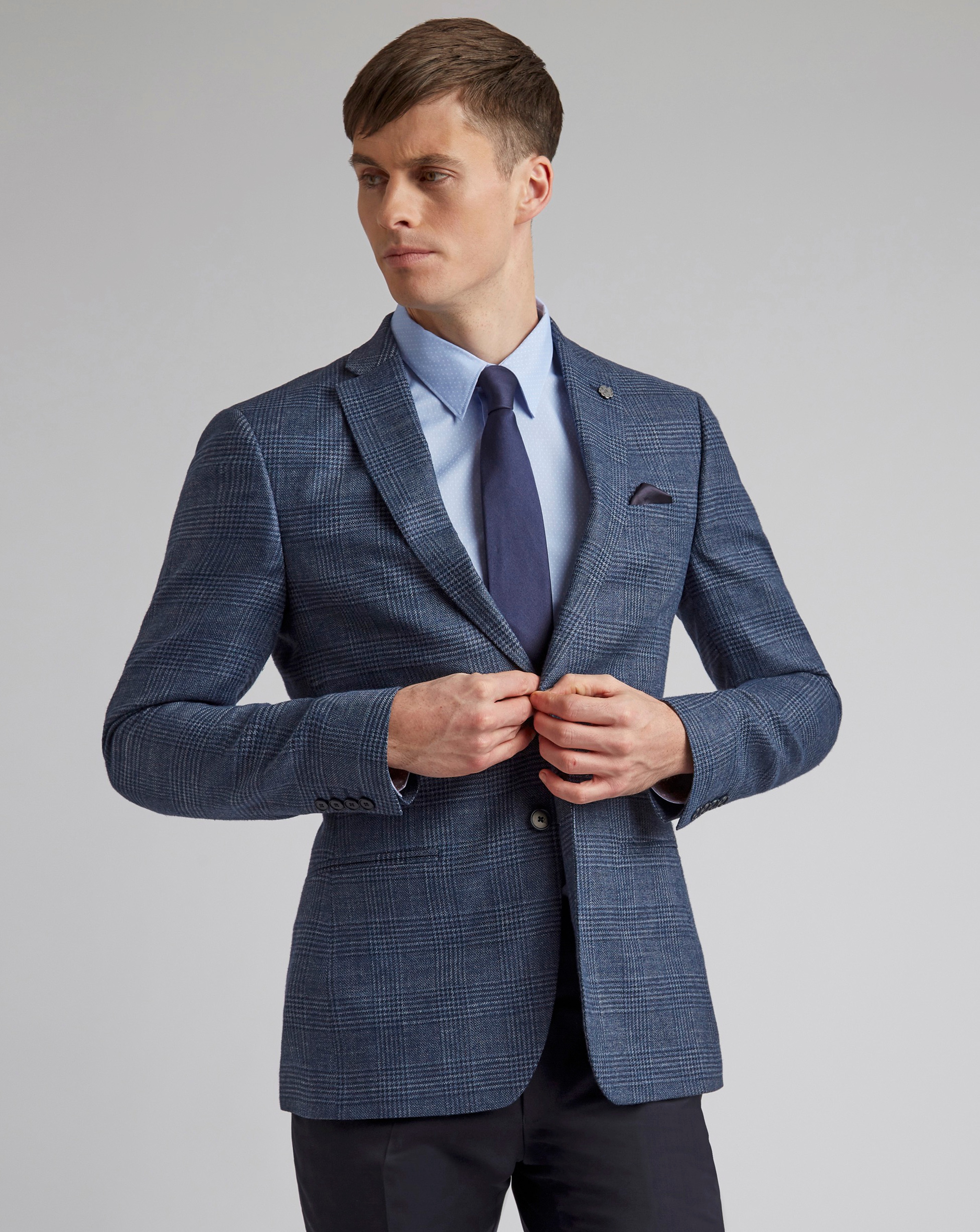 Ted Baker Slim Fit Linen Blend Jacket
