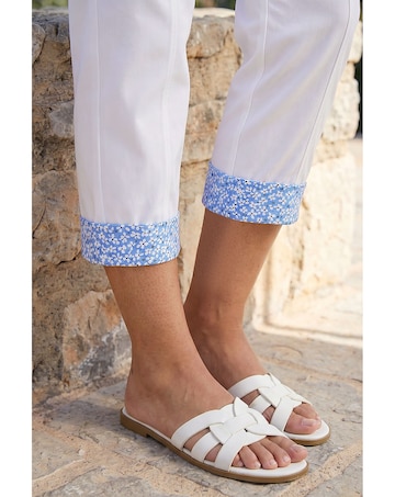 Roman Petite Crop Turn Up Trouser