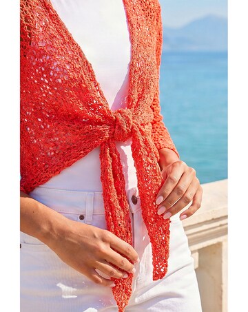 Roman Waterfall Popcorn Knitted Cardigan