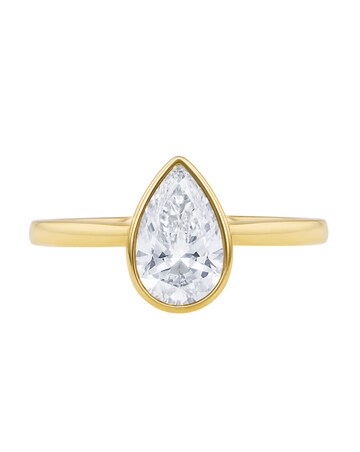 9ct Yellow Gold Lab Diamond 1Ct Ring