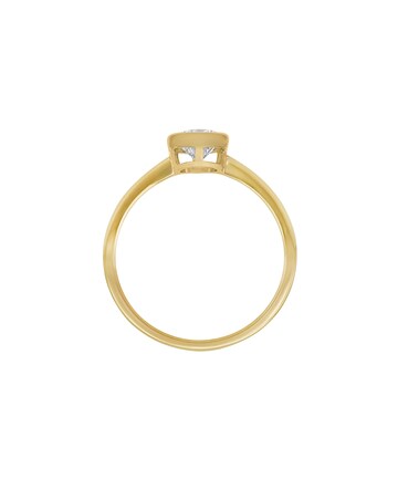9ct Yellow Gold Lab Diamond 1Ct Ring