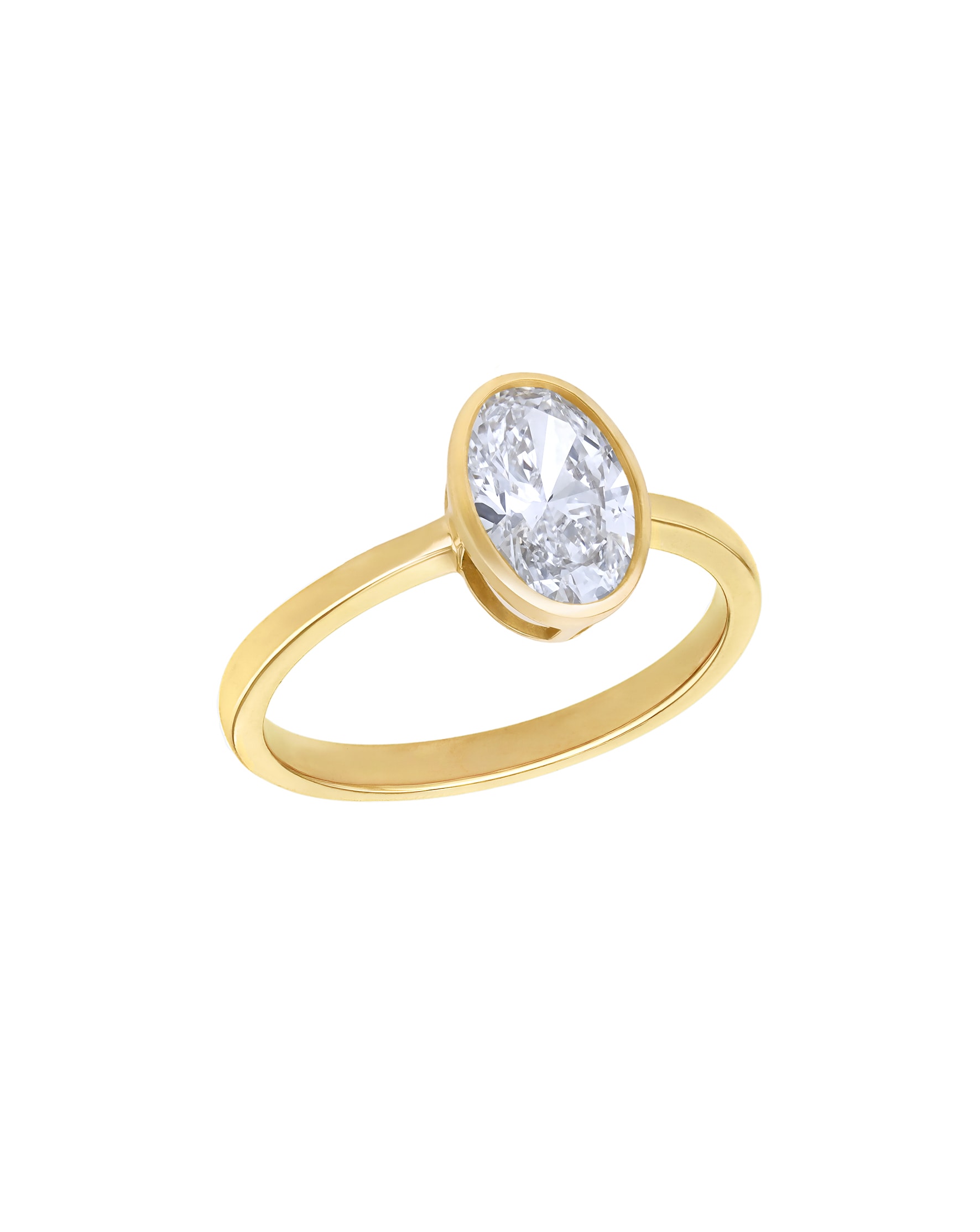 New In - 9ct Yellow Gold Lab Diamond 1Ct Ring