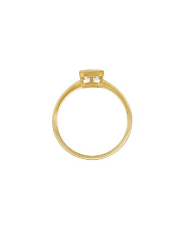 9ct Yellow Gold Lab Diamond 1Ct Ring