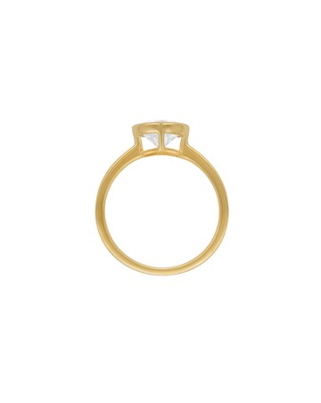 9ct Yellow Gold Lab Diamond 1Ct Ring