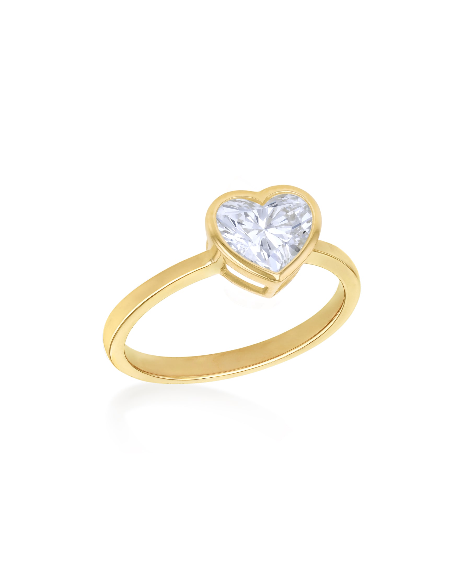 New In - 9ct Yellow Gold Lab Diamond 1Ct Ring