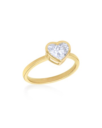 9ct Yellow Gold Lab Diamond 1Ct Ring