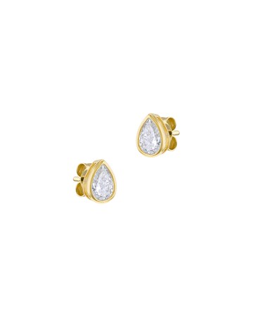 9ct Yellow Gold Lab Diamond 1Ct Earring