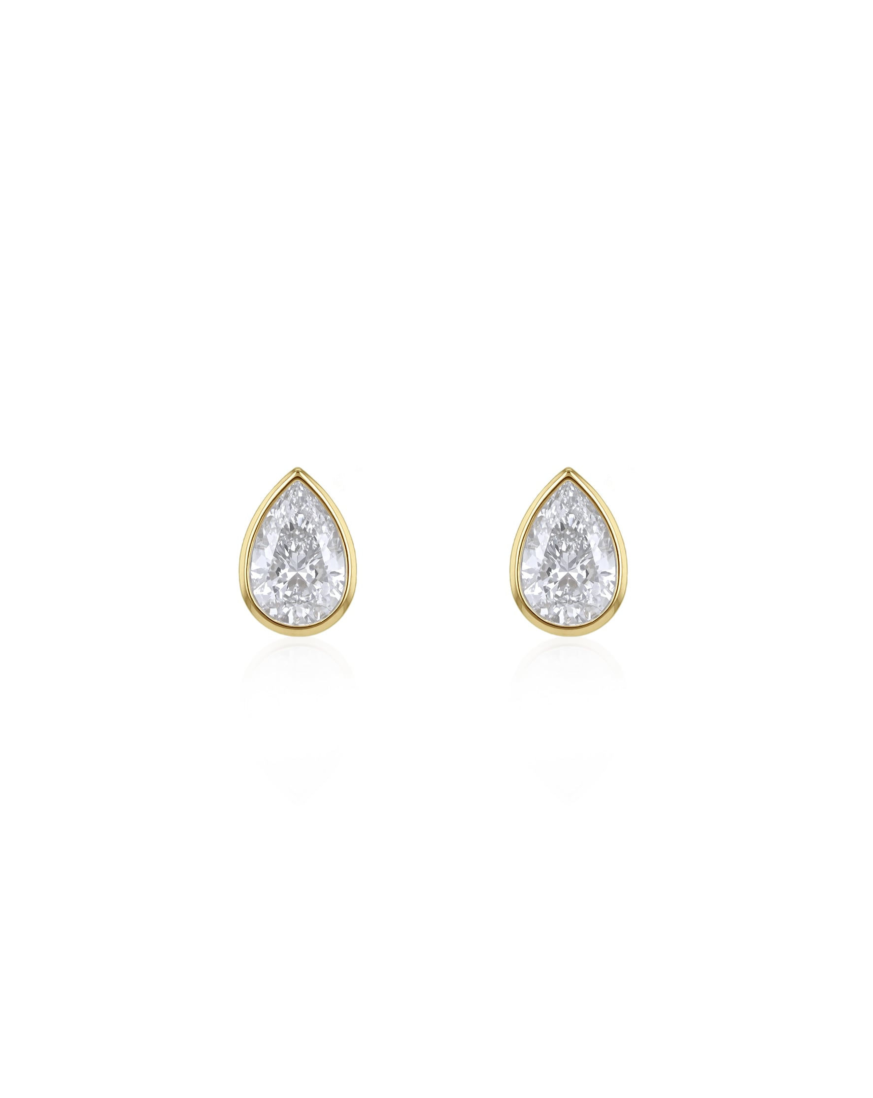 New In - 9ct Yellow Gold Lab Diamond 1Ct Earring