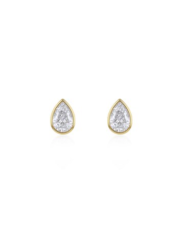 9ct Yellow Gold Lab Diamond 1Ct Earring