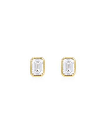 9ct Yellow Gold Lab Diamond 1Ct Earring