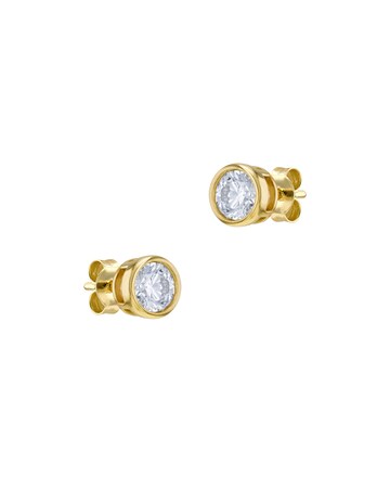 9ct Yellow Gold Lab Diamond 1Ct Earring