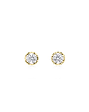 9ct Yellow Gold Lab Diamond 1Ct Earring