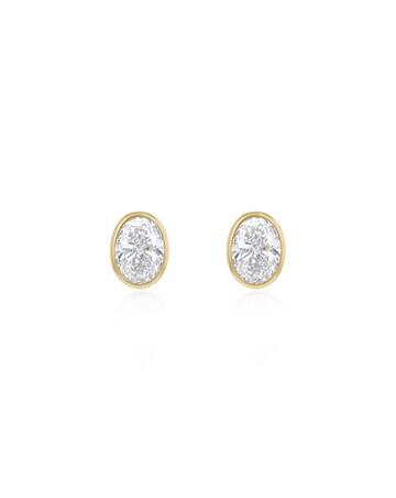 9ct Yellow Gold Lab Diamond 1Ct Earring