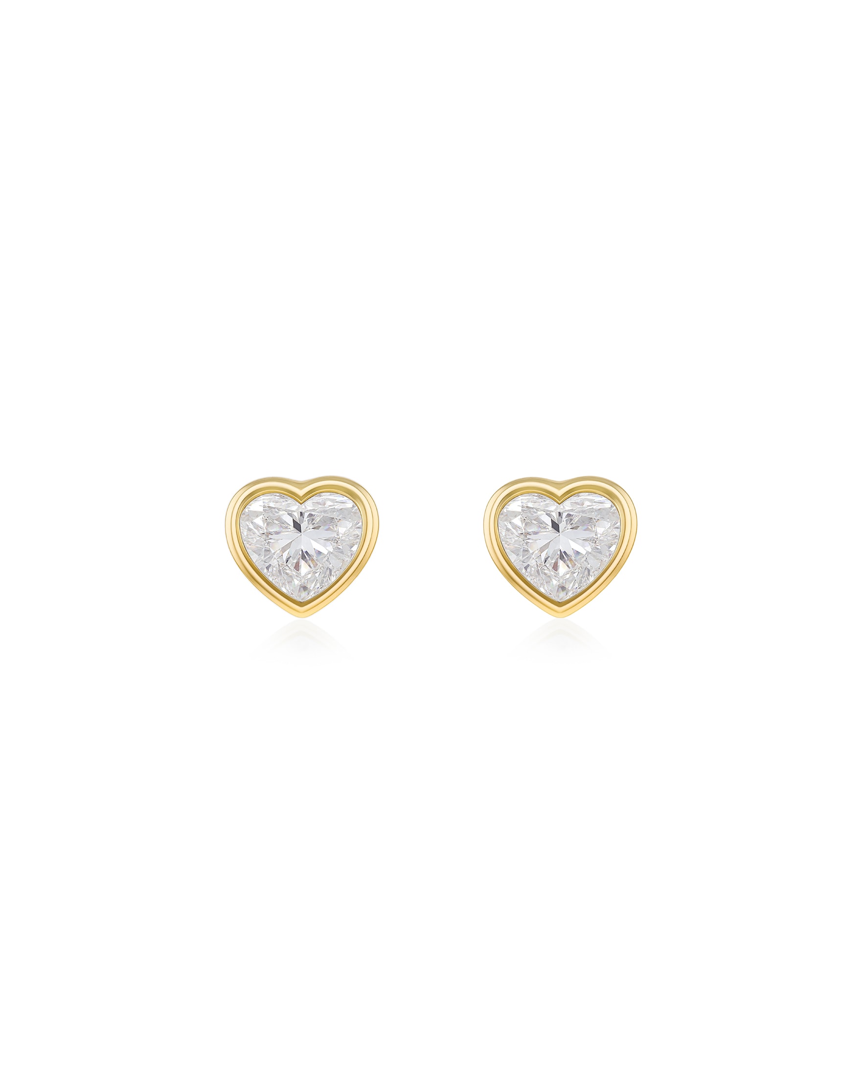 New In - 9ct Yellow Gold Lab Diamond 1Ct Earring