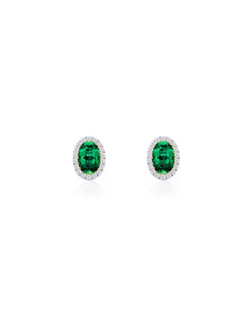 9ct Yellow Gold Lab Diamond Emerald Er