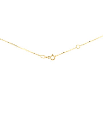 9ct Yellow Gold Lab Diamond Emerald Nkl
