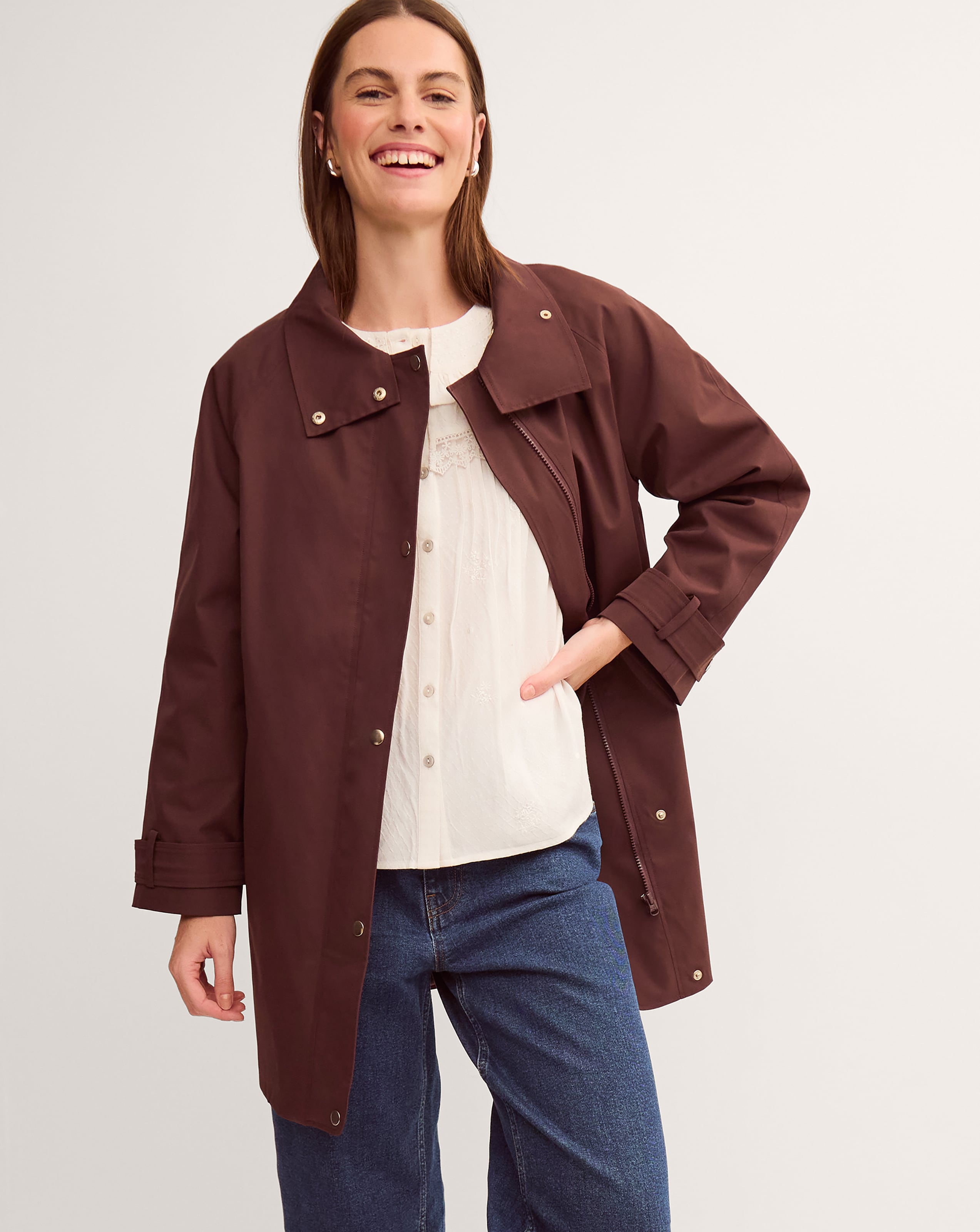 New In - Monsoon Simone Waterproof Rain Jacket