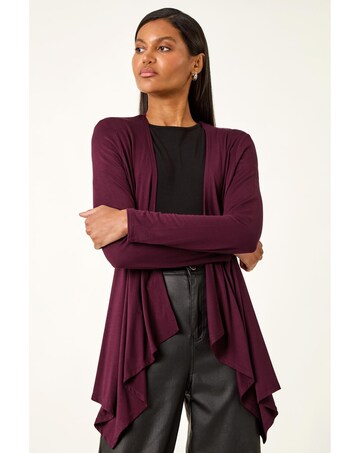 Roman Waterfall Stretch Cardigan