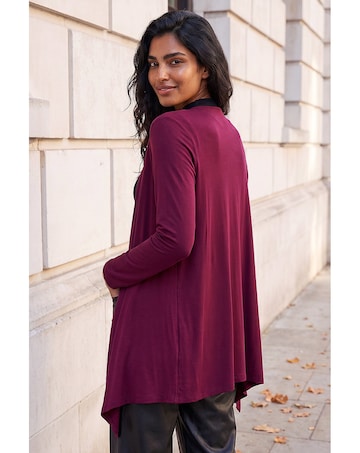 Roman Waterfall Stretch Cardigan