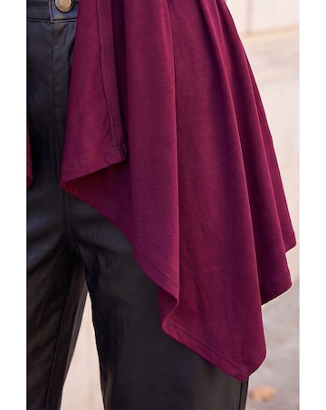Roman Waterfall Stretch Cardigan