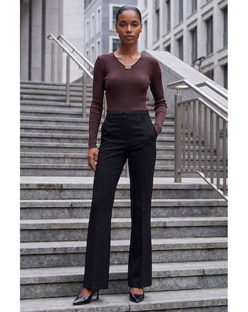 Roman Bootcut Leg Stretch Trousers