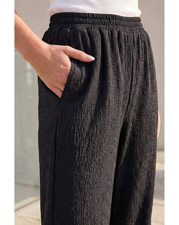 Roman Crinkle Textured Stretch Trouser
