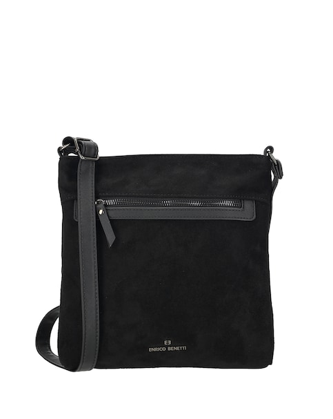 Norah Single Handle Vegan Suede Shoulder Bag