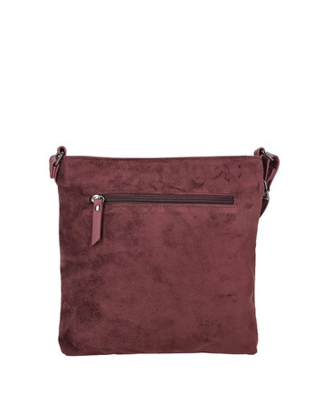Norah Single Handle Vegan Suede Shoulder Bag