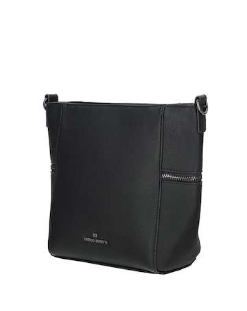 Roxy Vegan Leather Shoulder Bag with Nylon Strap