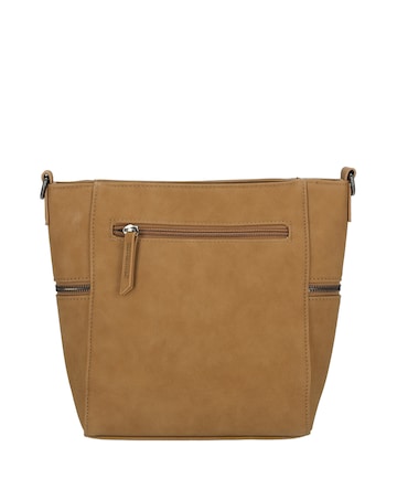 Roxy Vegan Leather Shoulder Bag with Nylon Strap