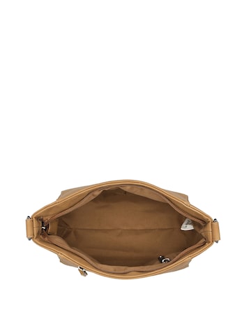 Roxy Vegan Leather Shoulder Bag with Nylon Strap