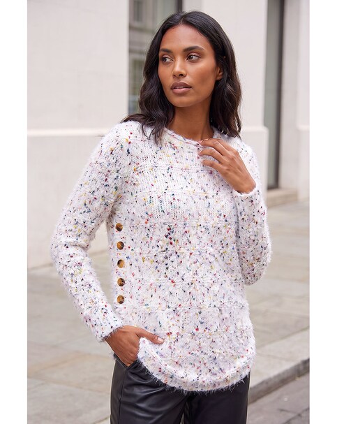 Roman Nep Curved Hem Jumper